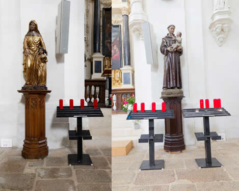 Sainte Anne et Saint Antoine sont  à Saint-Yves 