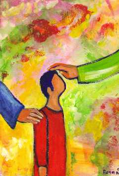 Dieu bénit les enfants