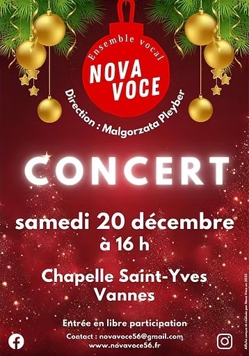 Concert de Noël du 20 décembre